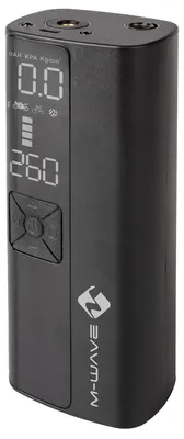 Immagine prodotto di M-WAVE Elumatik Multiboost Mini pompa a batteria 10,3 bar, USB-C, digitale, LED, per ...