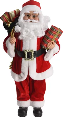 Produktbild von Weihnachtsmann zum Stellen, rot H 45 cm - Nikolaus-Figur - Santa Claus - Weihnachtsfiguren zum Stellen - Nikolaus zum Stellen