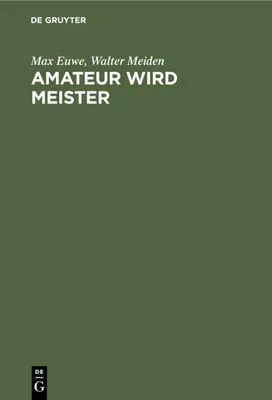 Produktbild von Amateur wird Meister