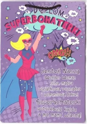 Zdjęcie produktu dla Dyplom - Superbohaterka - Henry