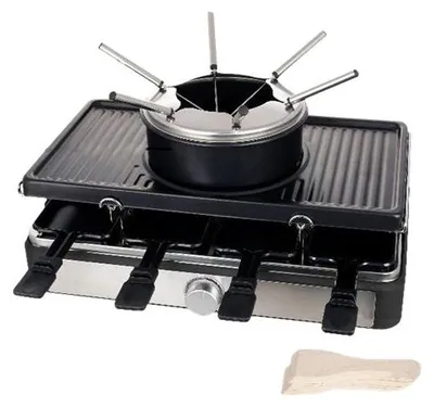 Productafbeelding van Emerio RG-124930 Emerio Raclettegrill,8 Pfannen antihaft tat