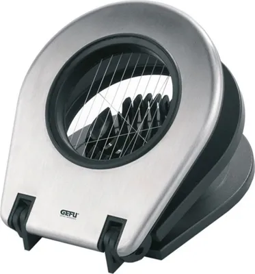 Produktbild von GEFU 123-50 Eierschneider DUO, schwarz/silber