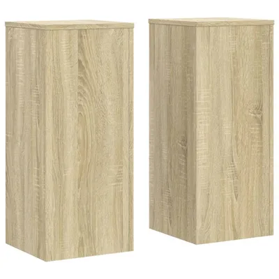 Obrázek produktu pro vidaXL Stojan na rostliny 2 ks dub Sonoma 30x30x70 cm Materiál na bázi dřeva
