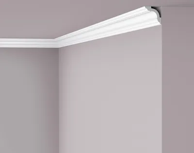 Immagine prodotto di Modanatura del soffitto NMC WT5 WALLSTYL Noel Marquet Battiscopa decorativo Battiscopa decorativo moderno colore bianco 2 m