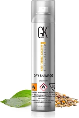 Produktbild von GK HAIR Global Keratin Waterless Dry Shampoo No Residue Spray (7 Fl Oz/332ml) für feines, fettiges und alle Haartypen - Entfernt Schuppen, Schuppen und überschüssiges Öl - Sulfat- und Parabenfrei - Für Frauen und Männer