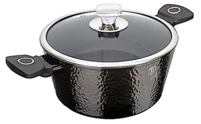 Produktbild von Berlinger Haus BH/6573, Auflaufform, Rund, Aluminium, Gas, Halogen, Induktion, Schwarz, Grau, Titan