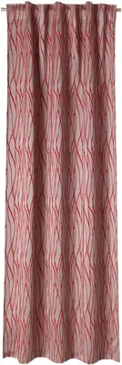 Produktbild von Neutex Schal mit Schlaufenband unten gesäumt Serenade H x B 245 x 137 cm rot