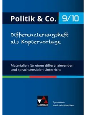 Obrázek produktu pro Politik & Co. NRW Differenzierungsheft 9/10