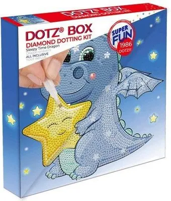 Produktbild von DIAMOND DOTZ - Diamond Painting Gute Nacht Drache