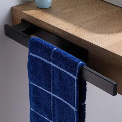 Obrázek produktu pro 1 kus - Nerezový držák na ručníky (F15 matná černá)