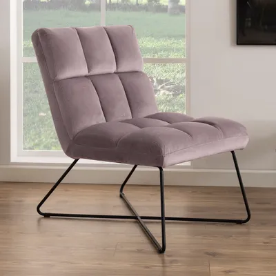 Image de Magnifique fauteuil en velours Katherine Pink