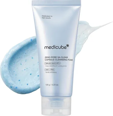 Obrázok produktu pre Medicube Zero Pore SA Clear Capsule Cleansing Foam 120 g