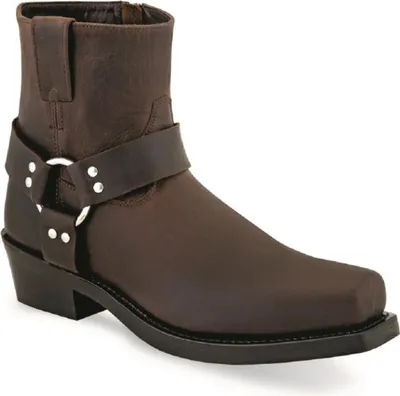 Produktbild von Old West Leder Westernreitstiefel Westernstiefel Herren Route 66, Größe:43