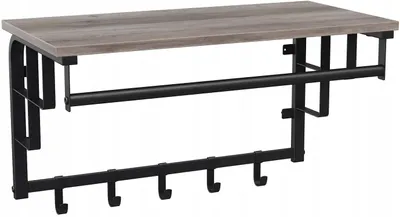 Produktbild von Songmics Wandgarderobe mit Regal Industrial Design