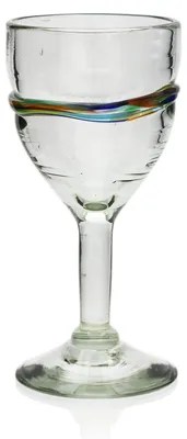 Immagine prodotto di Solidchoice - Bicchieri da vino artigianali realizzati con vetro riciclato