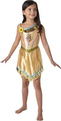 Produktbild von Disney Prinzessin Pocahontas Kostüm für Kinder Kindergröße: 104