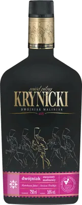 Produktbild von Krynicki-Maliniak-Dwójniak-Honig (Halber) 0,75L | Met Honigwein Metwein Honigmet | 750 ml | 16% Alkohol | Polnische Produktion | Geschenkidee | 18+