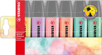 Zdjęcie produktu dla Textmarker Stabilo Boss Orig. Pastel 6 Farben