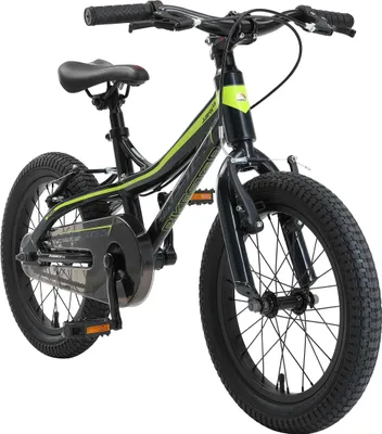 Produktbild von BIKESTAR Kinder Fahrrad MTB ab 4 Jahre | 16 Zoll Alu Mountainbike Kinderrad | Schwarz & Grün