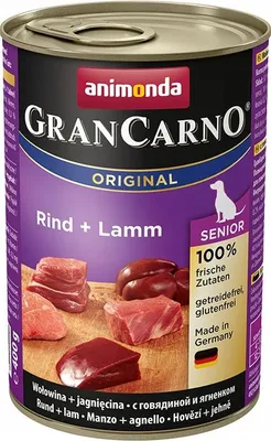 Image de Animonda GranCarno Senior Rind & Lamm 400gx6