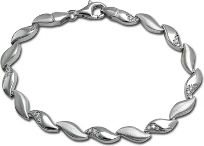 Image de SilberDream Bracelet en argent sterling 925 argent, blanc Bijoux pour femmes SDA4808W
