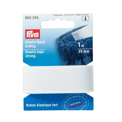Obrázok produktu pre Prym Elastic-Band strong 25 mm white