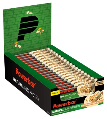 Produktbild von Powerbar Natural Protein Bar (18x40g) Salty Peanut Crunch - Riegel - Protein-Riegel