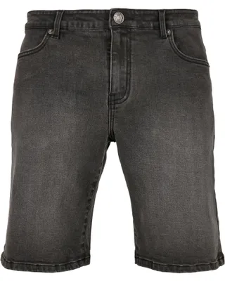 Produktbild von Urban Classics Herren Relaxed Fit Jeans Shorts, Real Black Washed, 32W EU