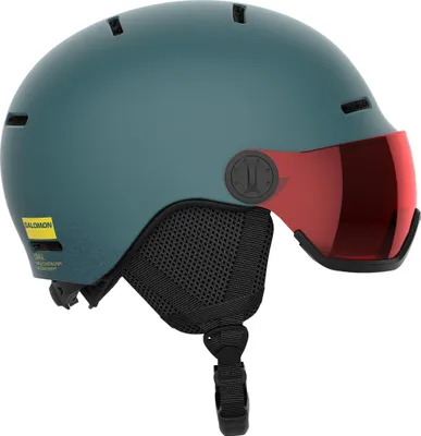 Produktbild von Salomon Skihelm Kinder Snowboard Orka Visor Schutz Größe M 53 56 cm