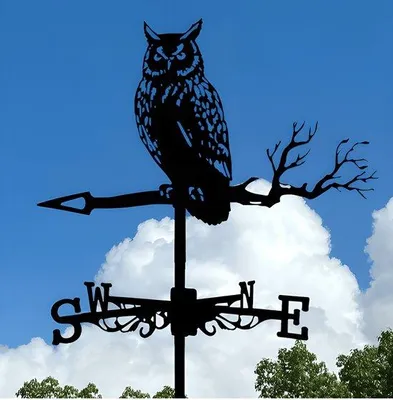 Produktbild von Smeedijzeren Windspinner mit Tiermotiv - Dekoration für Außenbereiche - Ornament für Dächer & Innenhöfe