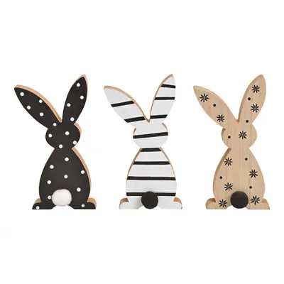 Produktbild von Osterhase aus Holz WOODEN BOBBY - verschiedene Varianten