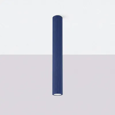 Immagine prodotto di Plafoniera KARBON 60 oltremare 1xGU10 10W alluminio 60x6.5x6.5cm Sollux Lighting