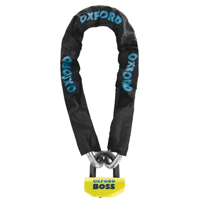 Image de OXFORD Boss46 : cadenas de 16 mm et chaîne de 12 mm x 1,5 m - ART4 / Sold Secure Gold