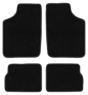 Immagine prodotto di Tappetini in moquette per Opel Corsa A 1982-1993 (hatchback) – set 4 pezzi, neri, su misura – Wielganizator BASIC