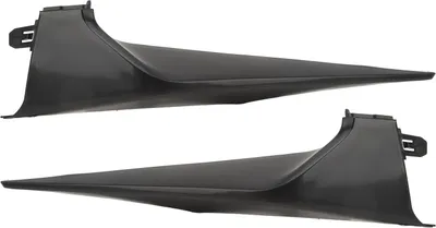 Imagen del producto de 2 piezas de moldura inferior para la parrilla del parachoques delantero, color mate, repuesto para Toyota Corolla SE XSE de 2019 a 2023