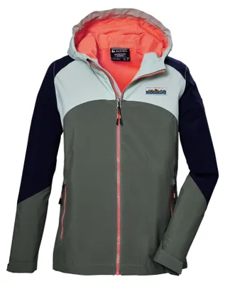 Produktbild von killtec Mädchen Funktionsjacke ist wasserdicht/Regenjacke mit Kapuze KOS 150 GRL