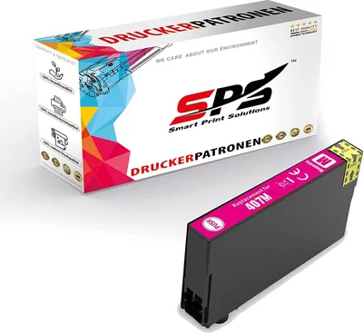 Produktbild von Kompatibel für Epson WorkForce Pro WF 4745 / C13T07U340 / 407 Druckerpatrone Magenta