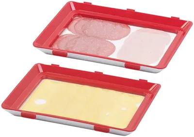 Immagine prodotto di Set di 2 contenitori per alimenti freschi, ideali per carne e formaggio