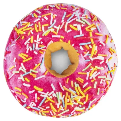 Produktbild von Beeztees Donut XL Regenbogen Hundespielzeug Plüsch