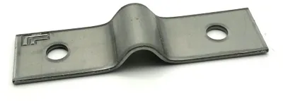 Produktbild von 50 Stück Doppelstabmattenzaun Mattenhalter für Pfostenbefestigung mit Spanndraht 6mm Bogen