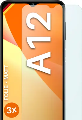 Produktbild von moex® 3x Schutzfolie kompatibel mit Samsung Galaxy A12 - Displayschutzfolie Anti Reflex Folie, Matt