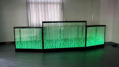 Produktbild von Tresen Regal Bar Wasser Wand Säule Beleuchtete Theke Regale Möbel Wasserwände