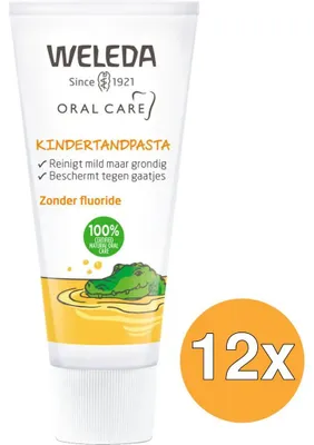 Productafbeelding van 12x WELEDA Kindertandpasta (50 ml)