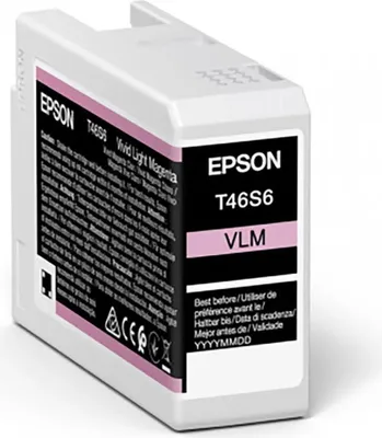 Immagine prodotto di Epson UltraChrome Pro T46S6 - 25 ml - Vivid Light Magenta - originale - serbatoio d'inchiostro - per SureColor P706, SC-P700, SC