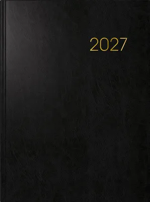Produktbild von 2027 BRUNNEN Buchkalender17x24cm sw2S/1W Miradur