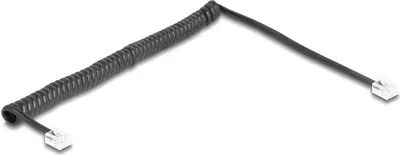 Zdjęcie produktu dla DeLOCK 90202, 2 m, RJ-11, RJ-11, Czarny, Męska, Męska