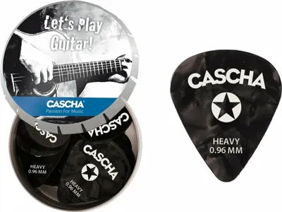 Produktbild von Cascha HH 2295 Guitar Pick Box Set Heavy 24 Stück in Metallbox