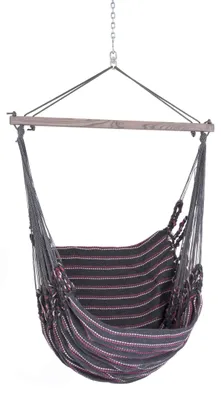 Produktbild von Chico Hängesessel wetterfest grau-pink Hängestuhl