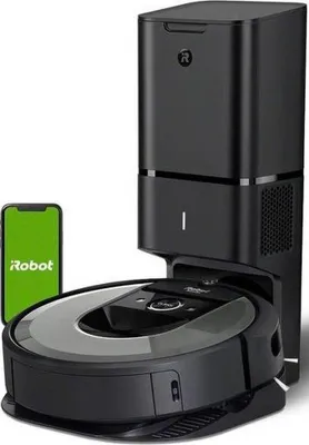 Image de iRobot Roomba Combo i8+ Clean Base (i8578) Robot aspirateur avec fonction balayage + station d'aspiration, contrôle par application