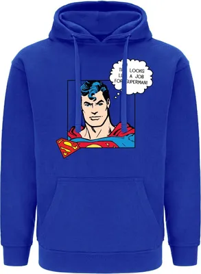 Zdjęcie produktu dla Bluza męska z kapturem Superman 037 DC Niebieski S